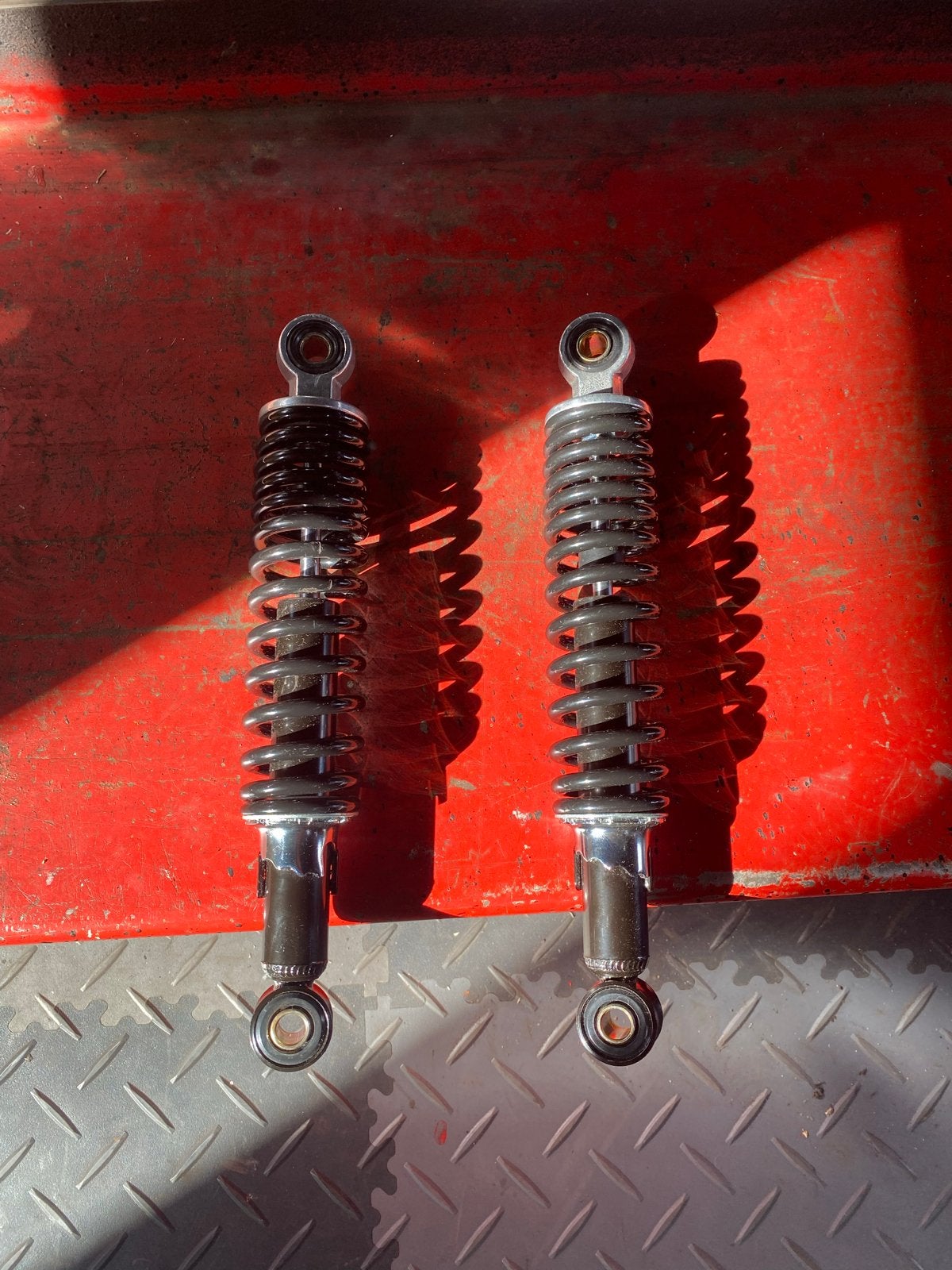 Set van 2 schokdempers voor tomos/puch 260mm, Ophalen of Verzenden, Gebruikt, Overige modellen