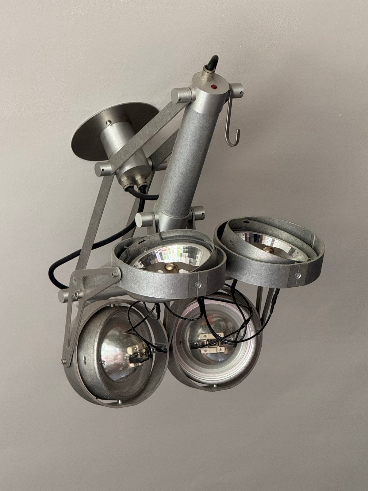 Orginel Nomad Modular plafondlamp met 4 spots - Grijs metaal, Overige merken, Gebruikt, Grijs, Industrieel