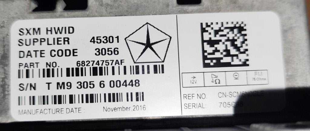 Radio Navigatie LCD herstelling Chrysler, Ophalen of Verzenden, Gebruikt, Jeep