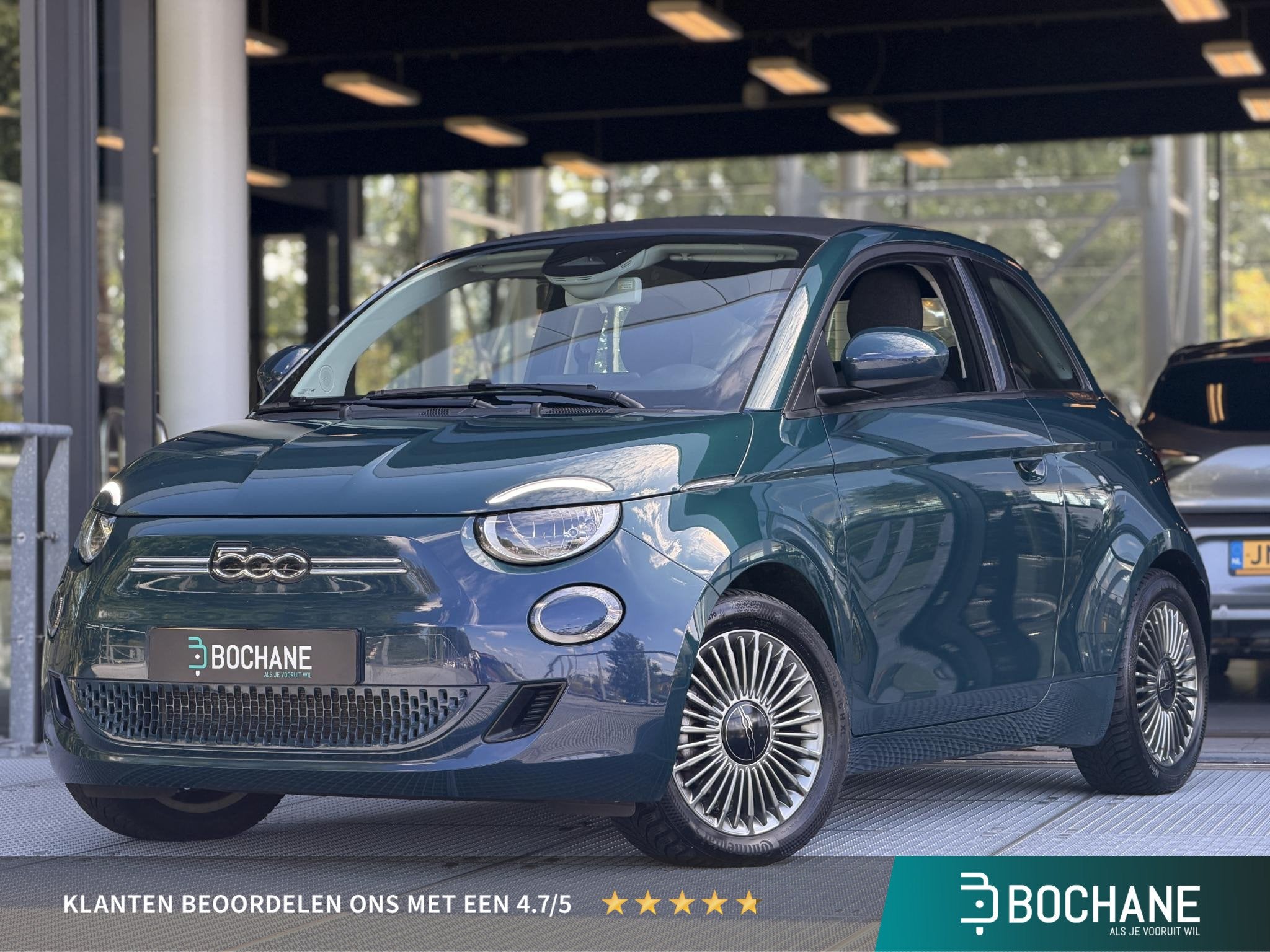 Fiat 500 C Icon 42 kWh 118PK SOH 93,3% | Stoelverwarming | C