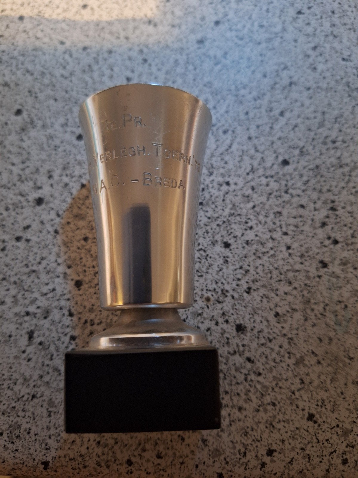 beker NAC Rat Verlegh toernooi 1972, Verzamelen, Sportartikelen en Voetbal, Ophalen of Verzenden, Zo goed als nieuw, NAC Breda