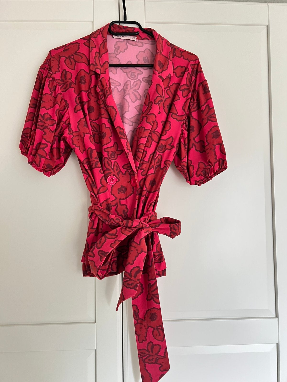 Studio anneloes elise flower blazer blouse XL red/fuchsia, Maat 46/48 (XL) of groter, Ophalen of Verzenden, Zo goed als nieuw