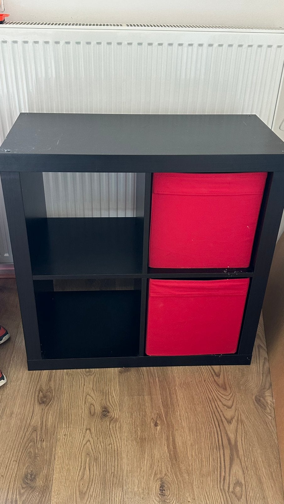 IKEA kast - Zwart, 2x2 vakken, Huis en Inrichting, Ophalen, Gebruikt