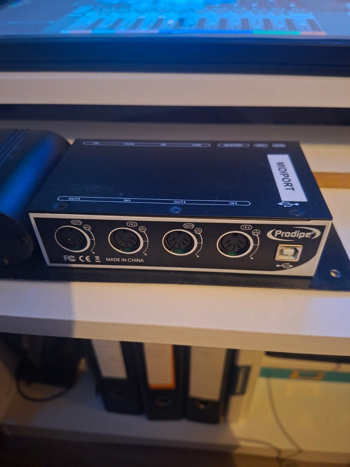 Prodipe Midimport 4in/4out 64ch USB MIDI Interface, Ophalen, Gebruikt