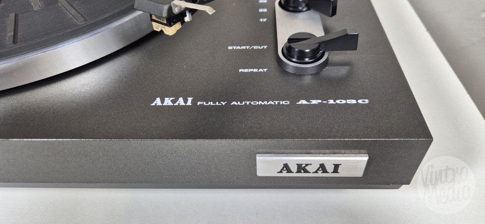 Akai AP-103C Platenspeler | Vol-Automatisch | Shure M75ED, Automatisch, Refurbished, Ophalen of Verzenden, Platenspeler