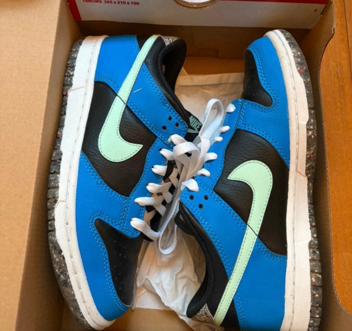 Nike Dunk Low Crater Blue Black, Ophalen of Verzenden, Zo goed als nieuw, Overige kleuren