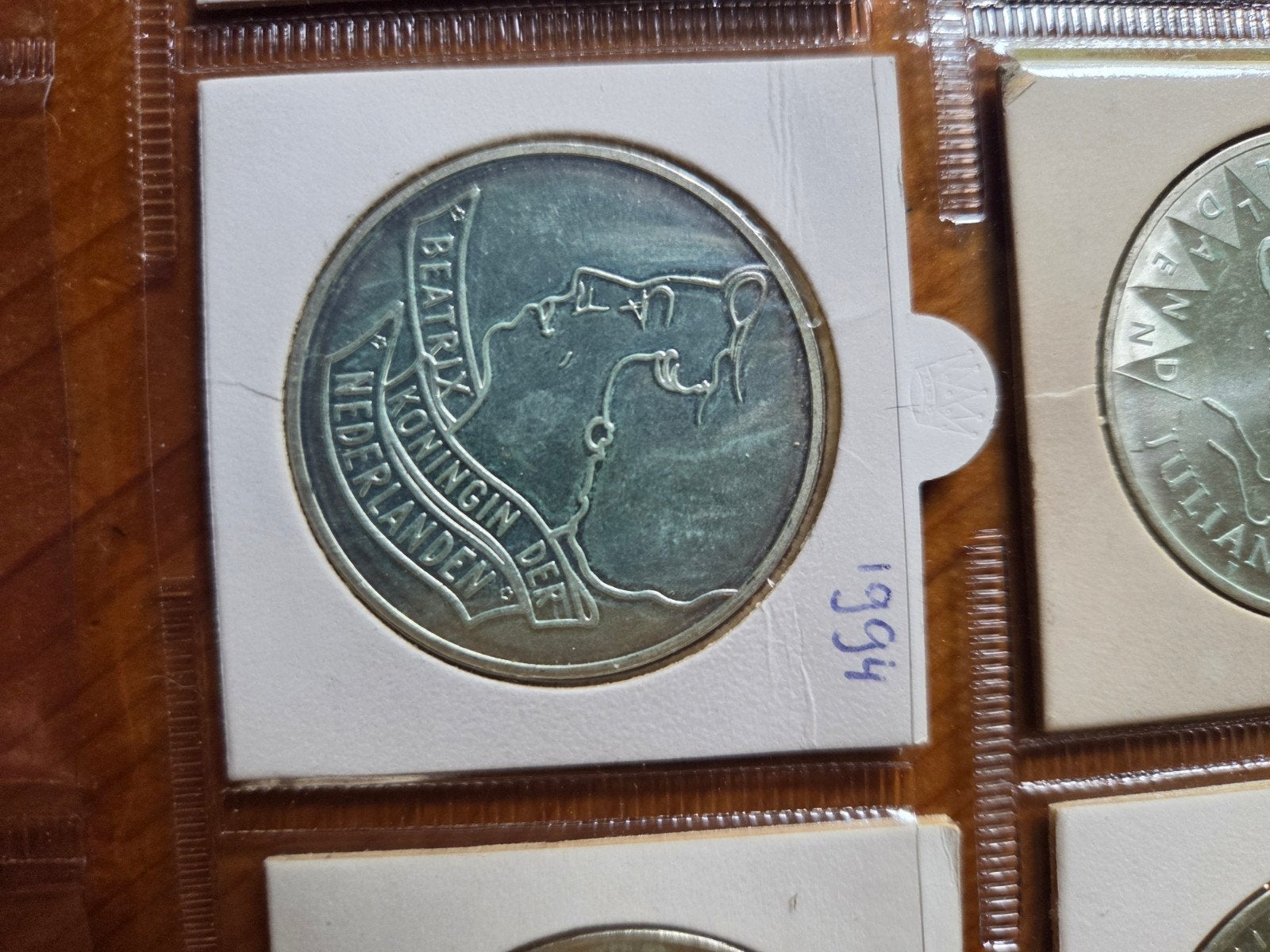 Zilveren munt Koningin Beatrix 1994, Koningin Beatrix, Zilver, Losse munt, Overige waardes