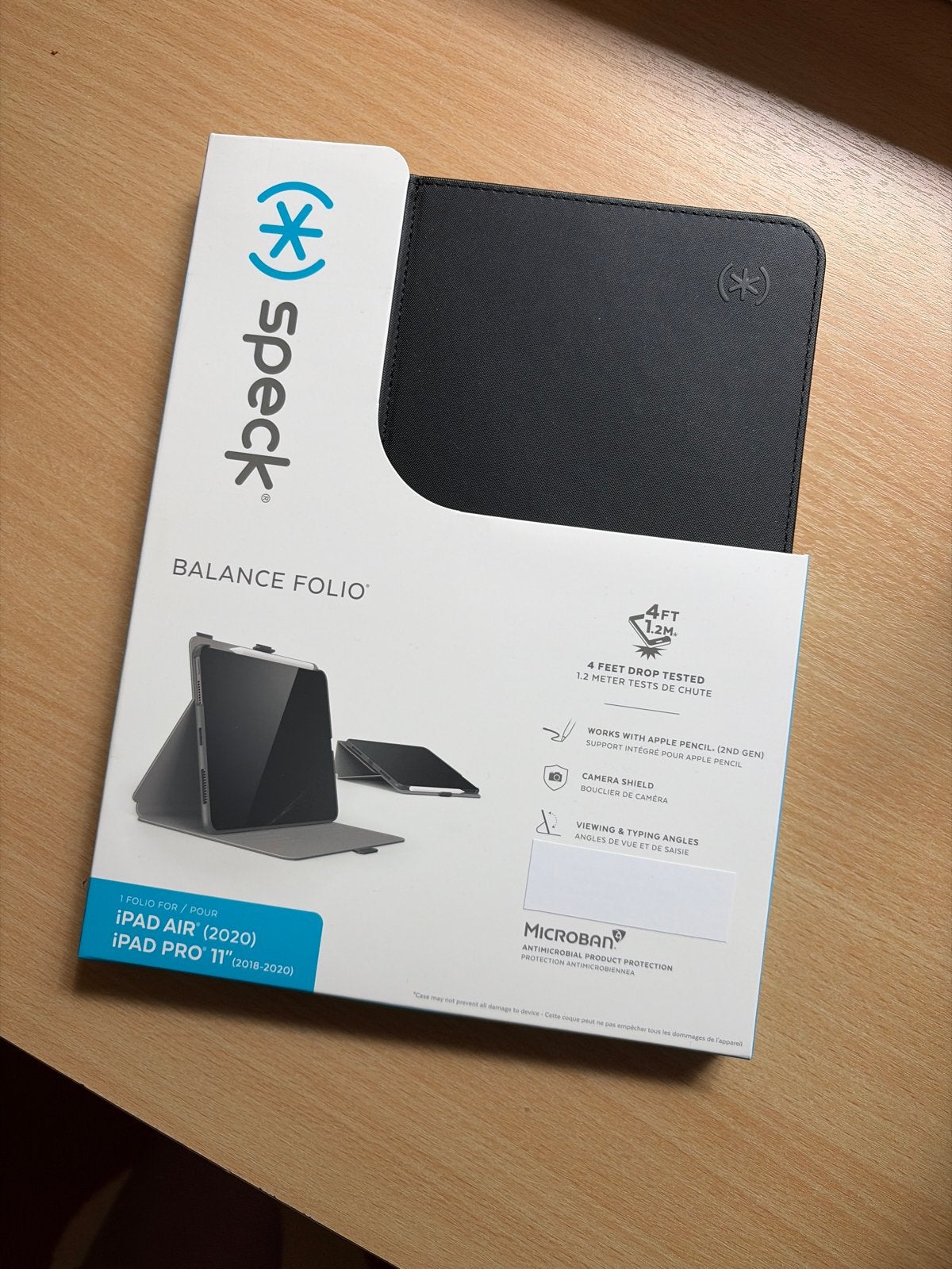 Speck Balance Folio Hoes voor iPad Air (2020) / iPad Pro 11", Computers en Software, Apple iPads, Zwart, Apple iPad Air, 11 inch