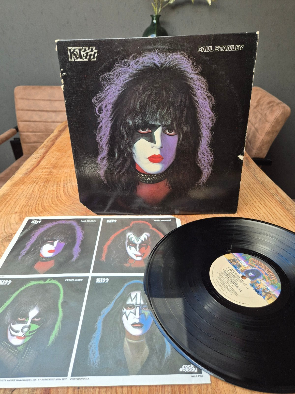 KISS - Paul Stanley LP (1978) - Classic Rock Vinyl, LP, Gebruikt, Originele persing, Ophalen of Verzenden