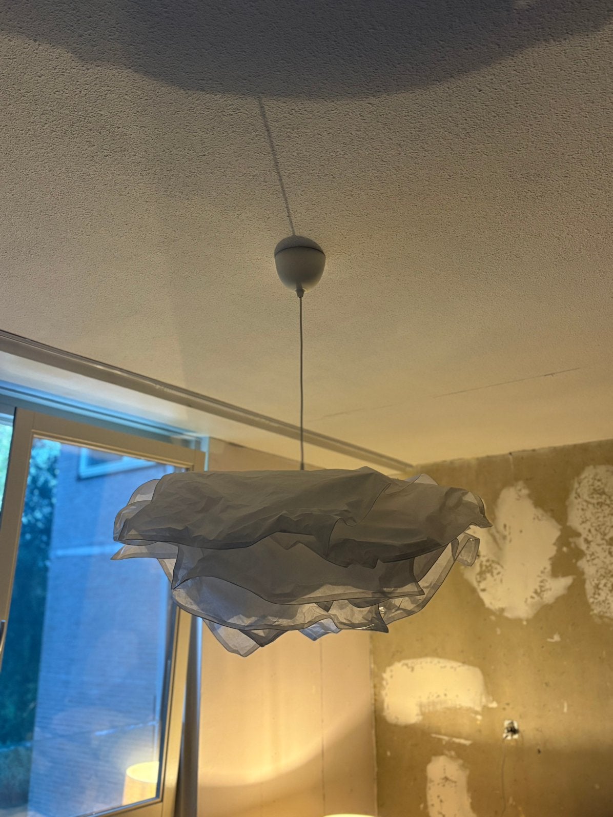 Ikea hang lamp krusning wit, Ophalen, Zo goed als nieuw, Minder dan 50 cm