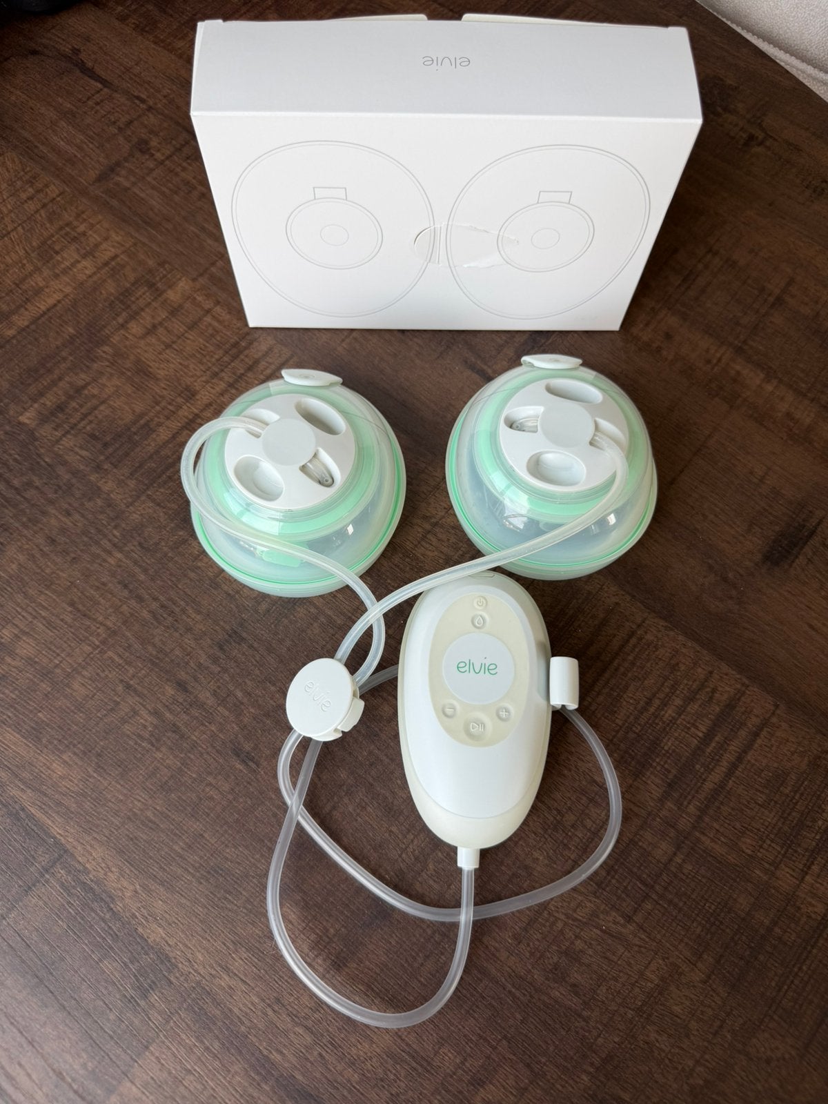 Elvie stride dubbele borstkolf - handsfree, Kinderen en Baby's, Babyvoeding en Toebehoren, Borstkolf, Ophalen of Verzenden, Elvie