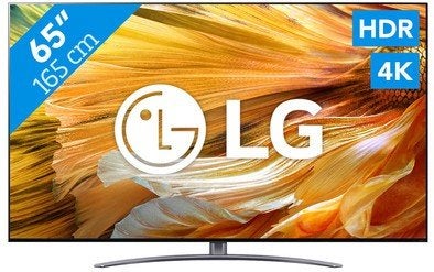 LG 65QNED916PA, Ophalen, Gebruikt, 50 Hz, 100 cm of meer