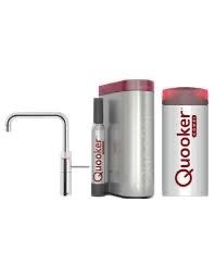 Quooker Combi + CUBE + Classic Fusion Square RVS, Witgoed en Apparatuur, 2 tot 3 liter, Ophalen, Nieuw, 3 snelheden of meer