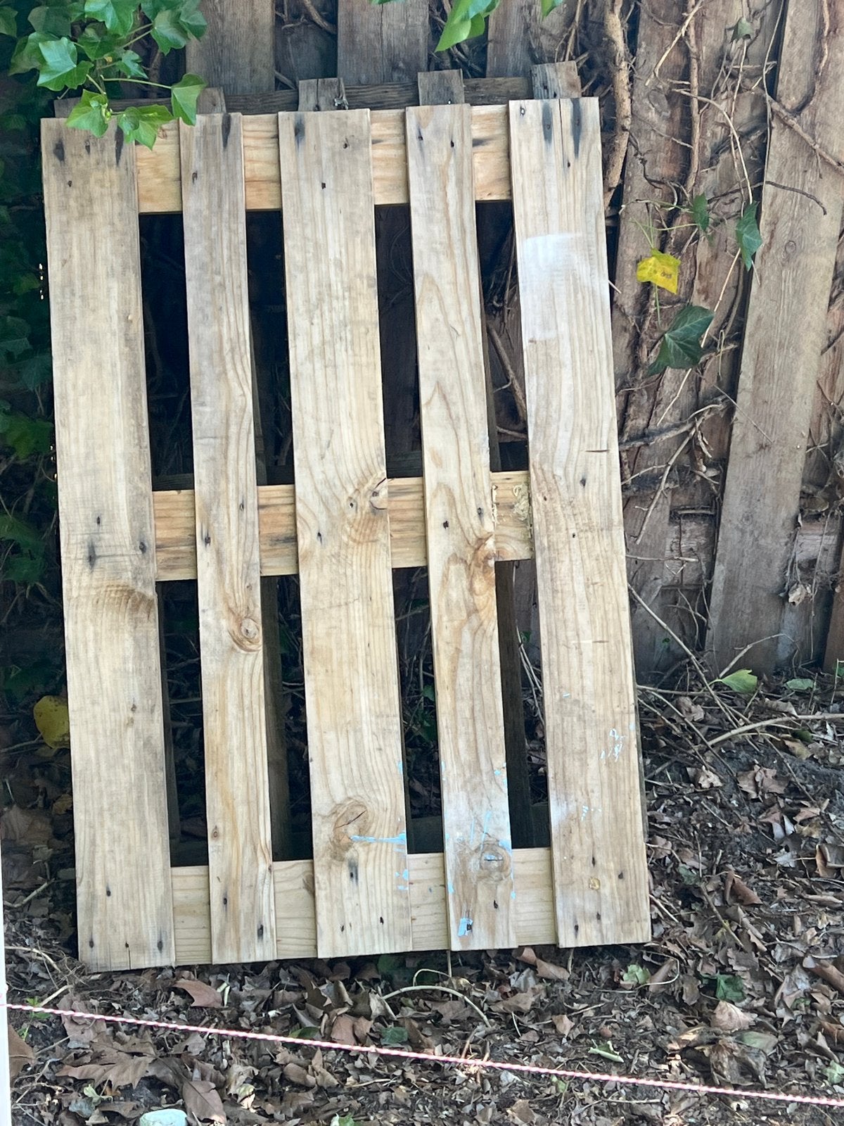 Houten Pallet - Gebruikt voor diverse projecten, Doe-het-zelf en Verbouw, Hout en Planken, Ophalen of Verzenden, Zo goed als nieuw