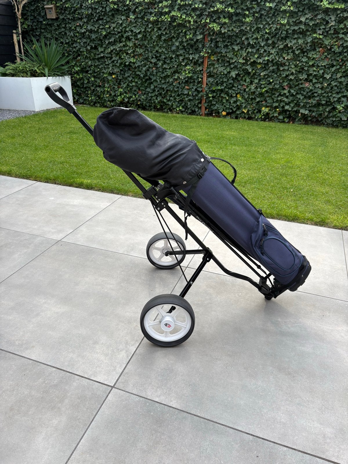 Heren golfset Mizuno Widec II met trolley en draagband, Ophalen, Gebruikt, Set, Mizuno