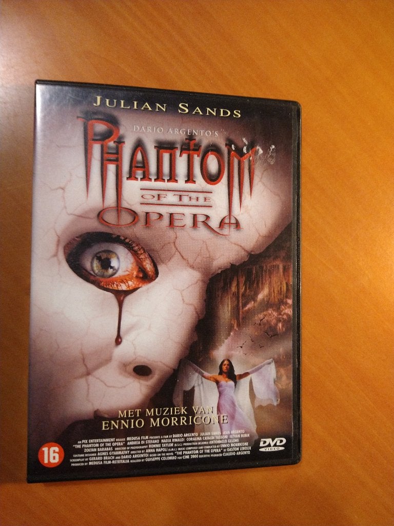 DVD Phantom of the Opera, Cd's en Dvd's, Dvd's | Horror, Zo goed als nieuw, Overige genres, Alle leeftijden, Ophalen of Verzenden