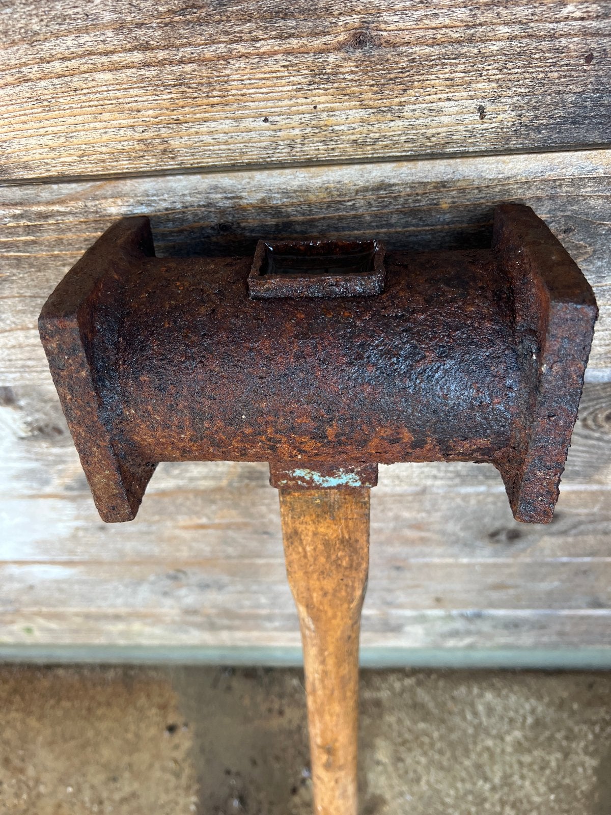 Vintage Paal Hamer - Robuust en Authentiek, Ophalen