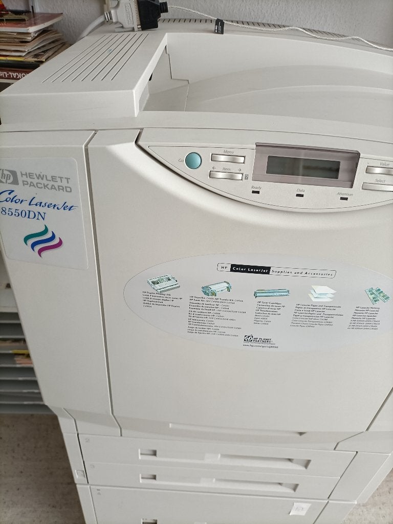 hp laserjet 8550 DN, Computers en Software, Printers, Gebruikt, Printer, Laserprinter, Kleur printen, Ophalen