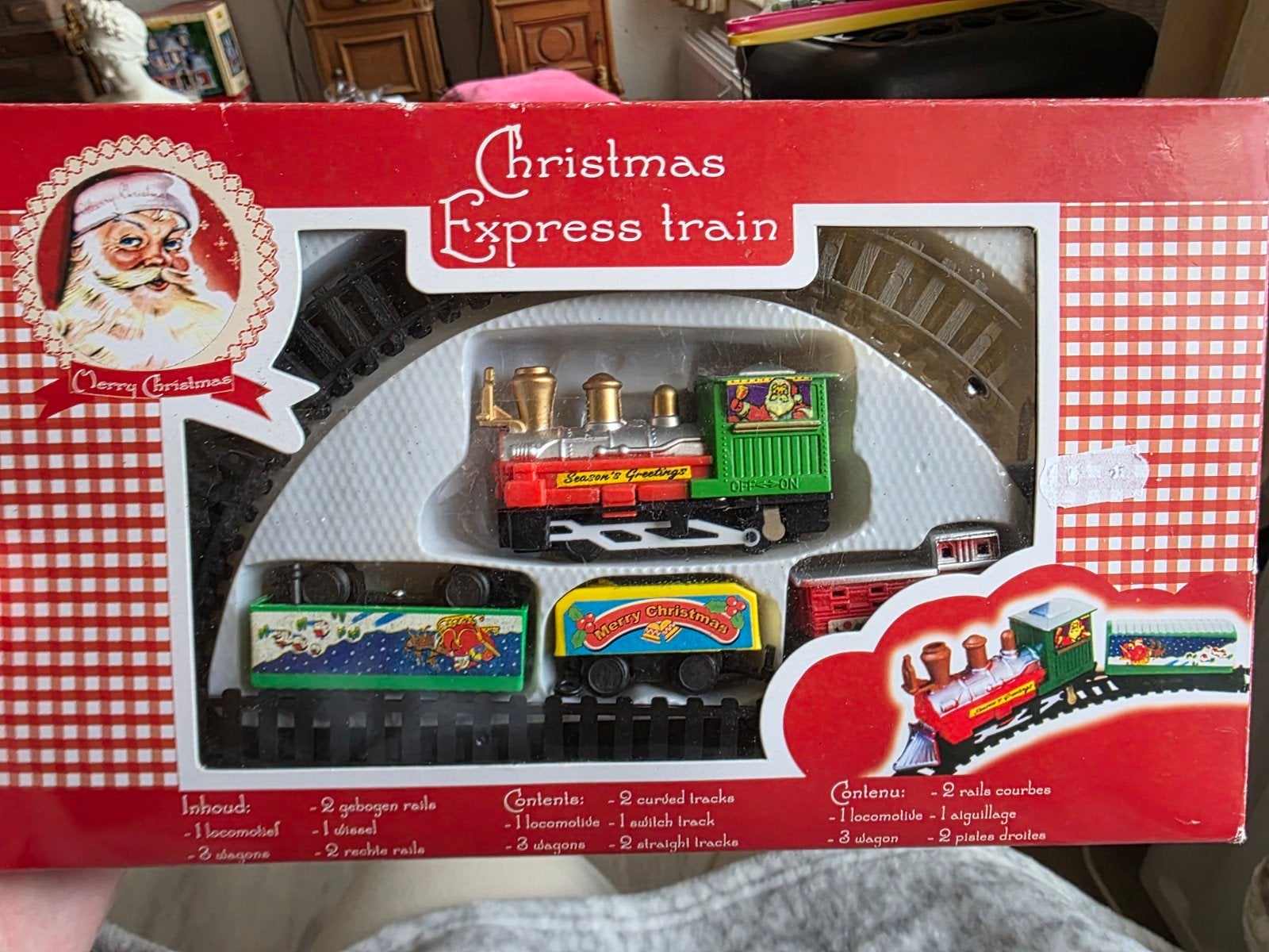 mini kerst treintje voor kerst dorp, Diversen, Ophalen of Verzenden
