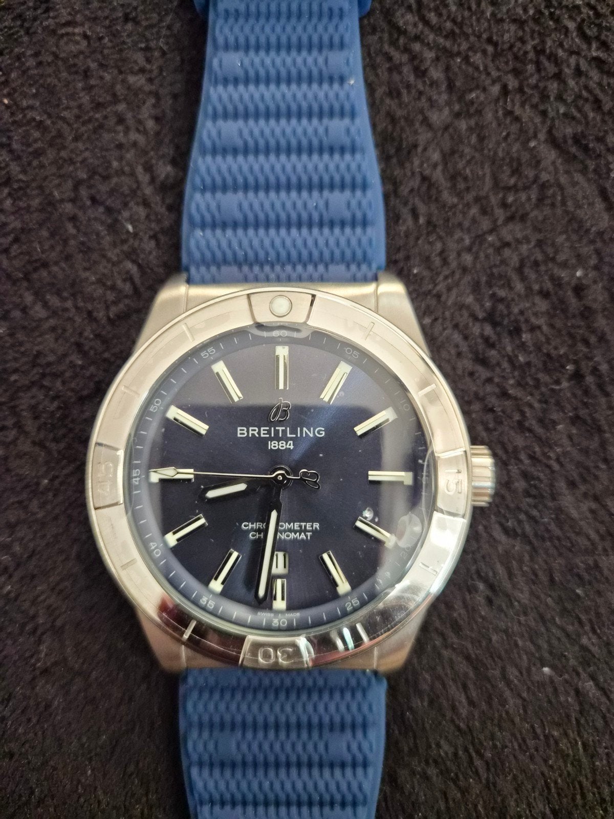 breitling, Ophalen, Staal, Polshorloge, Breitling