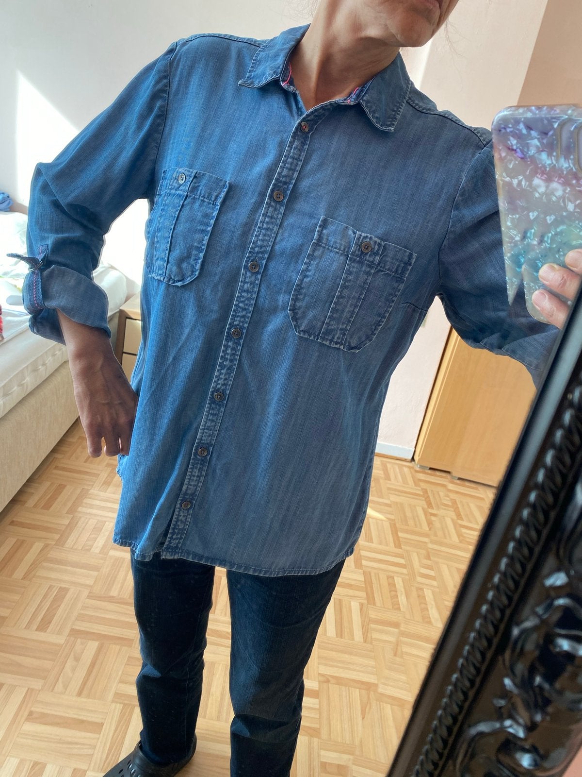 Cecil spijkerblouse maat S, Kleding | Dames, Ophalen of Verzenden, Zo goed als nieuw, Maat 36 (S), Blauw