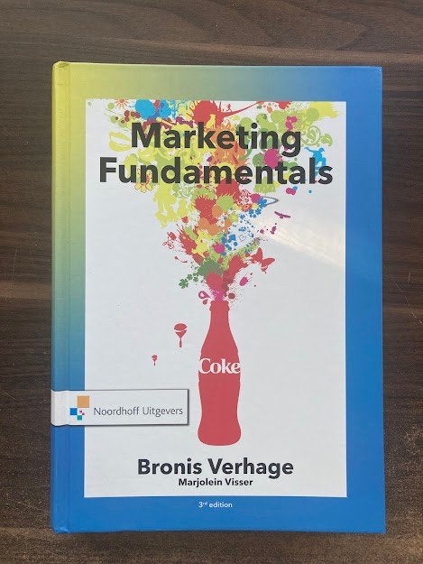 Marketing Fundamentals, Ophalen of Verzenden, Zo goed als nieuw, Economie en Marketing, Bronis Verhage ; Marjolein Visser