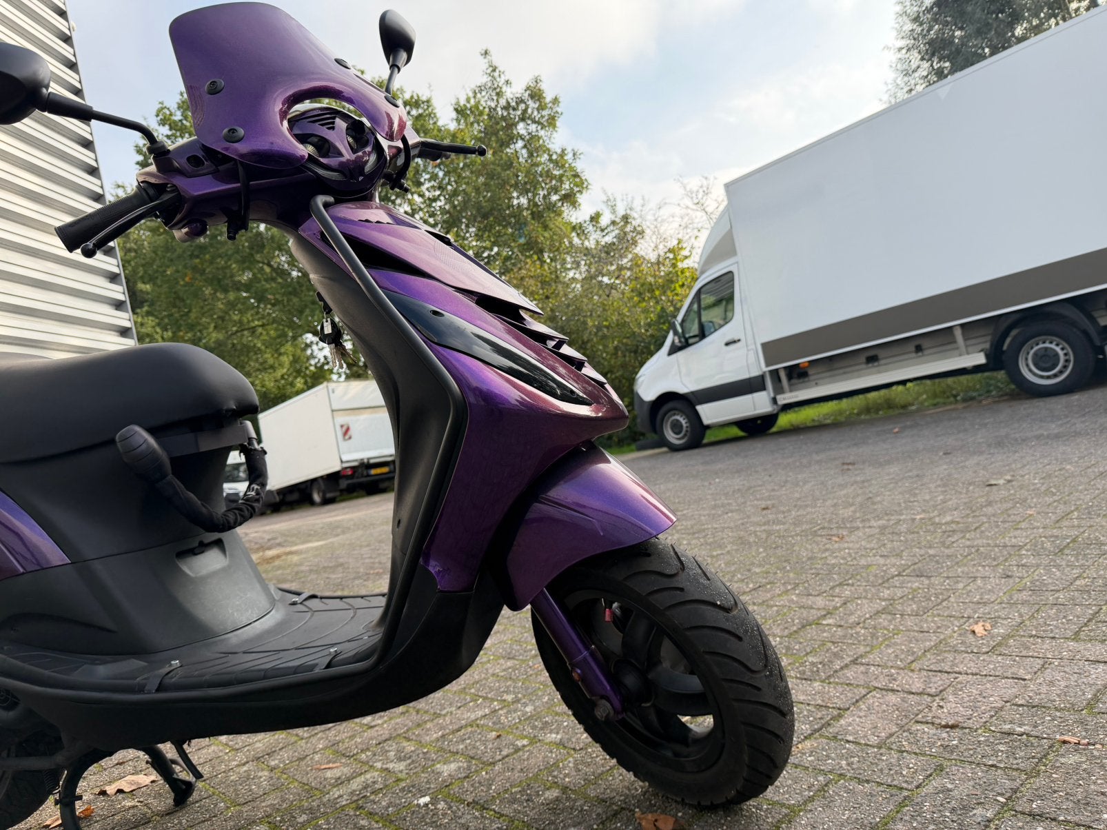 Piaggio zip custom full options alles in kleur, Fietsen en Brommers, Ophalen, Gebruikt, Maximaal 45 km/u, Zip