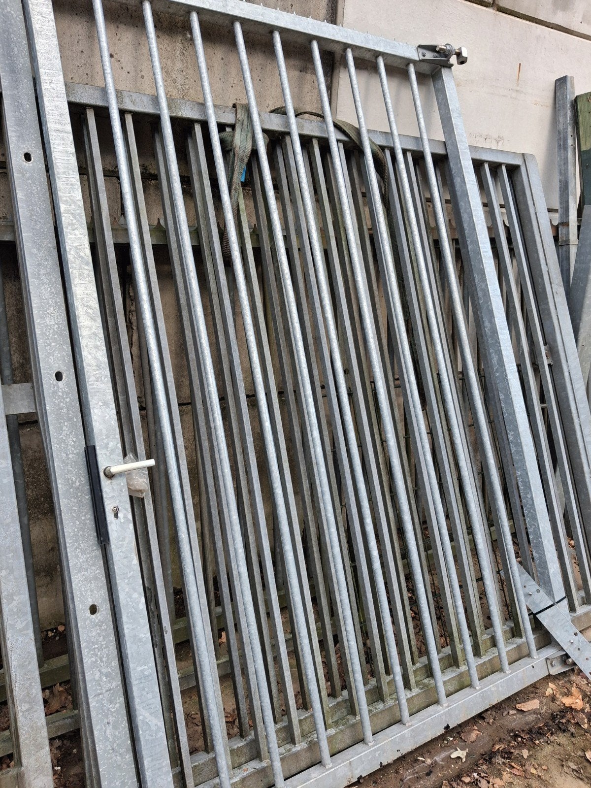 gegalvaniseerde draaipoort 159x238cm bxh, Tuin en Terras, Ophalen, Nieuw, IJzer