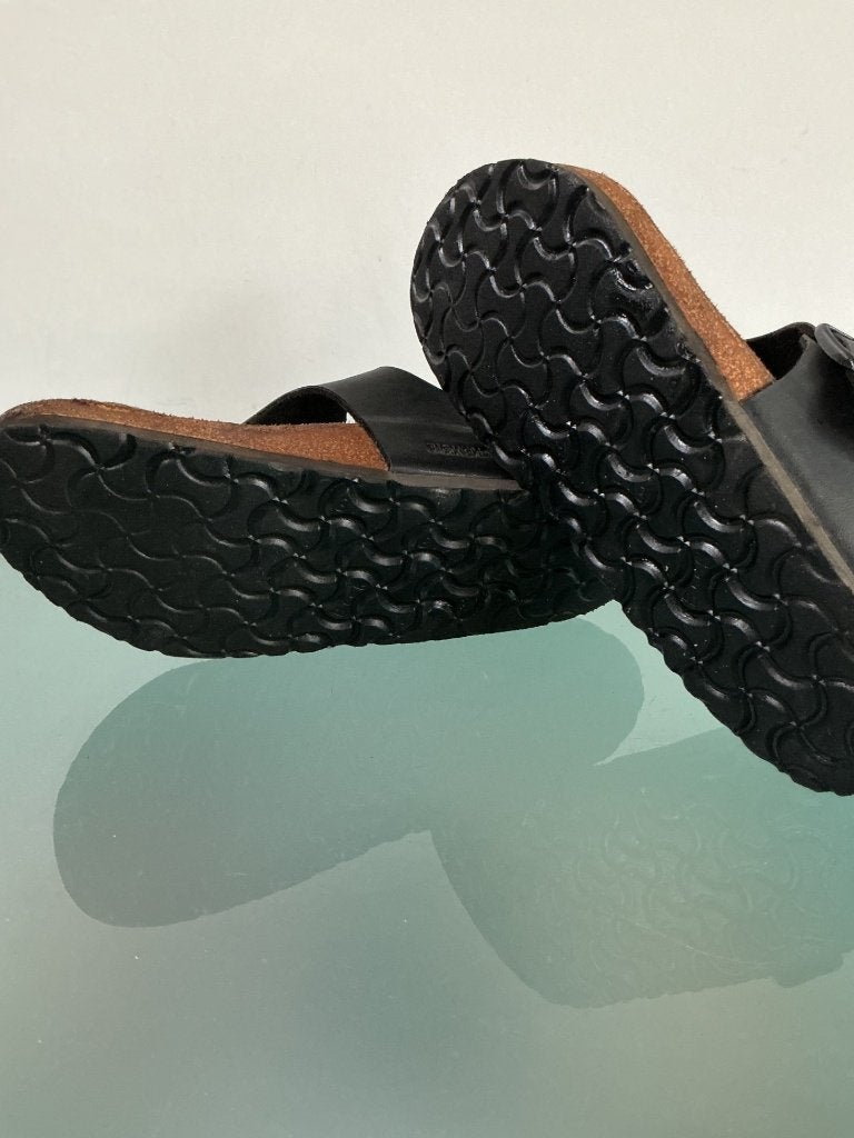 Birkenstock 38 zwart | Ramses slippers | Gratis verzenden, Slippers, Verzenden, Zwart, Zo goed als nieuw