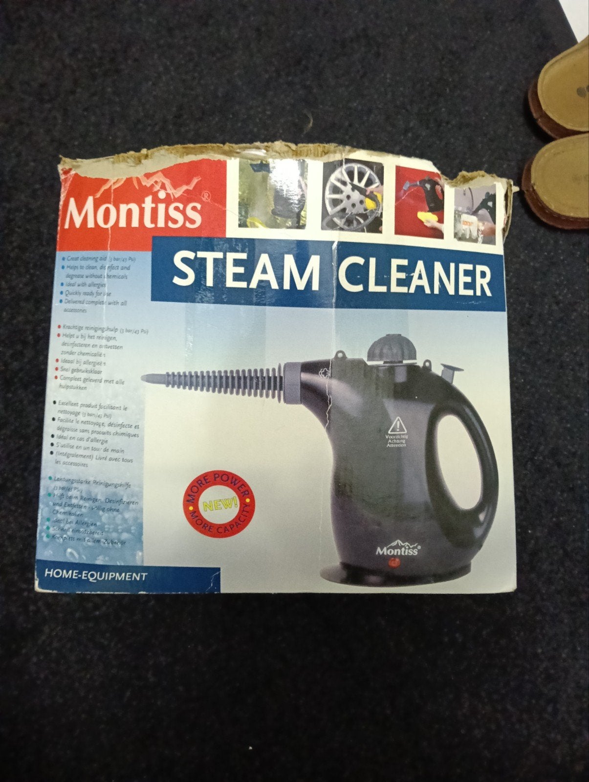 Montiss Stoomreiniger - Multifunctioneel & Hygiënisch, Ophalen of Verzenden, Zo goed als nieuw