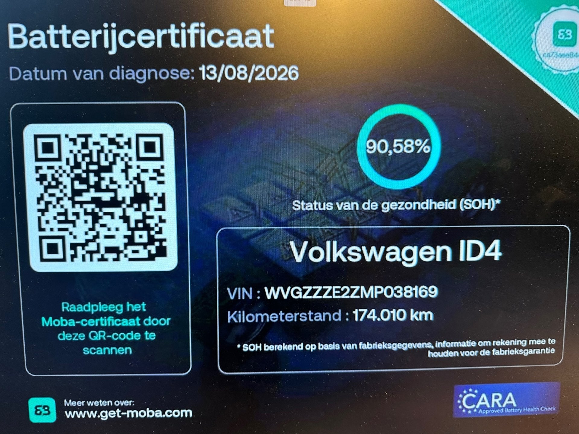 Volkswagen ID.4 77 kWh SOH 90% Volkswagen ID.4 Life Auto 5d, Auto's, Automaat, Dealer onderhouden, Gebruikt, Zwart