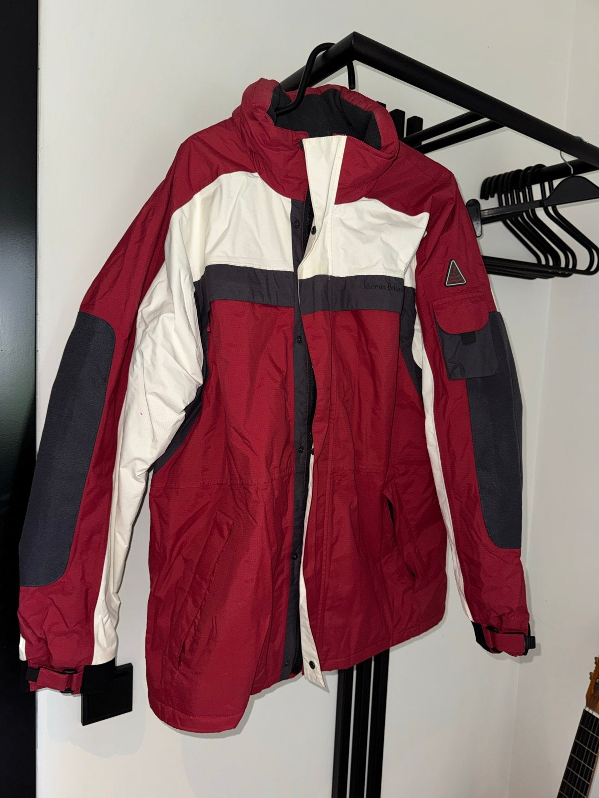 Human Nature Windjack - Rood, Wit, Zwart (XL), Ophalen of Verzenden, Zo goed als nieuw, Maat 56/58 (XL), Rood