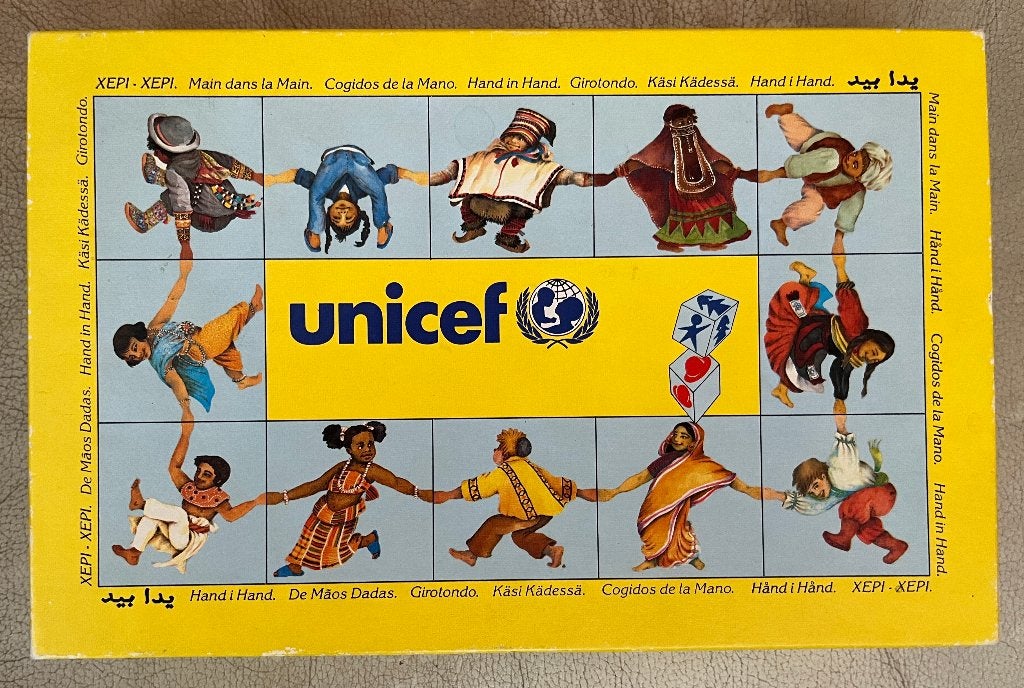 UNICEF hand in hand bordspel, Ophalen of Verzenden, Zo goed als nieuw