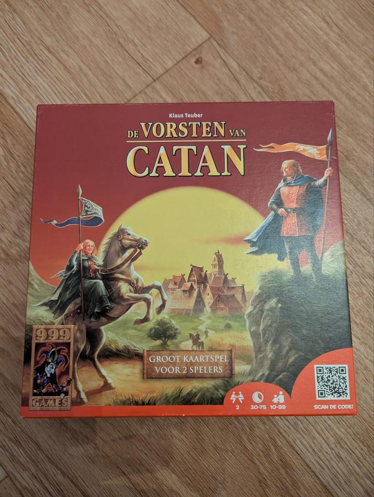 De Vorsten van Catan - Groot Kaartspel voor 2 Spelers, Hobby en Vrije tijd, Gezelschapsspellen | Kaartspellen, Een of twee spelers