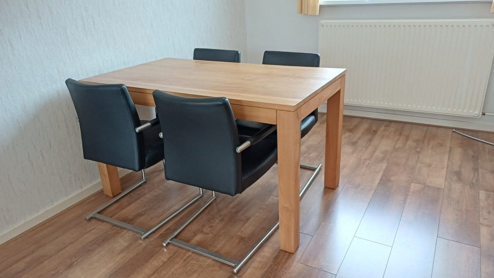 Teak houten eettafel 140x80, Huis en Inrichting, Ophalen