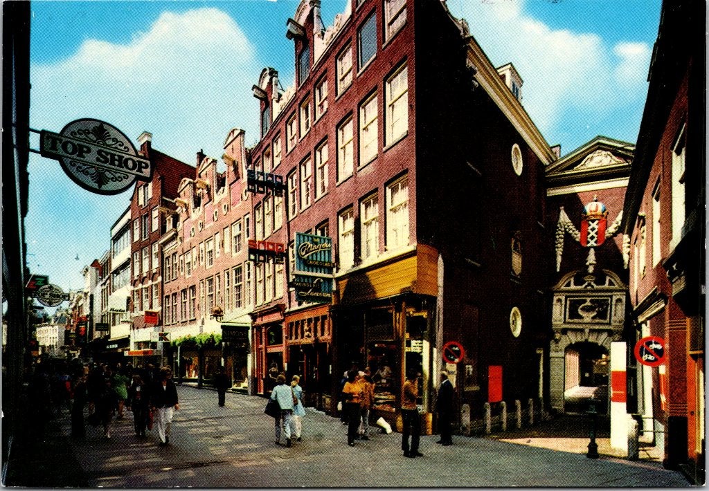 Kalverstraat - 12 oude ansichtkaarten, Ophalen of Verzenden, 1960 tot 1980, Ongelopen, Noord-Holland