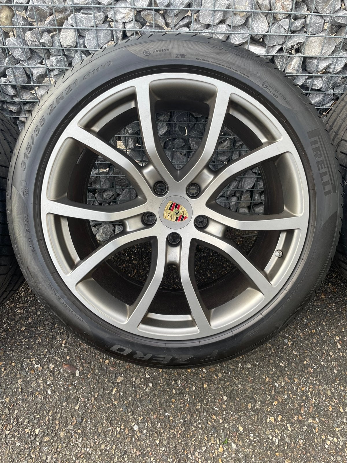 21 inch PORSCHE cayenne Coupe velgen 5x130 Origineel Pireli, 285 mm, Banden en Velgen, Zomerbanden, 21 inch