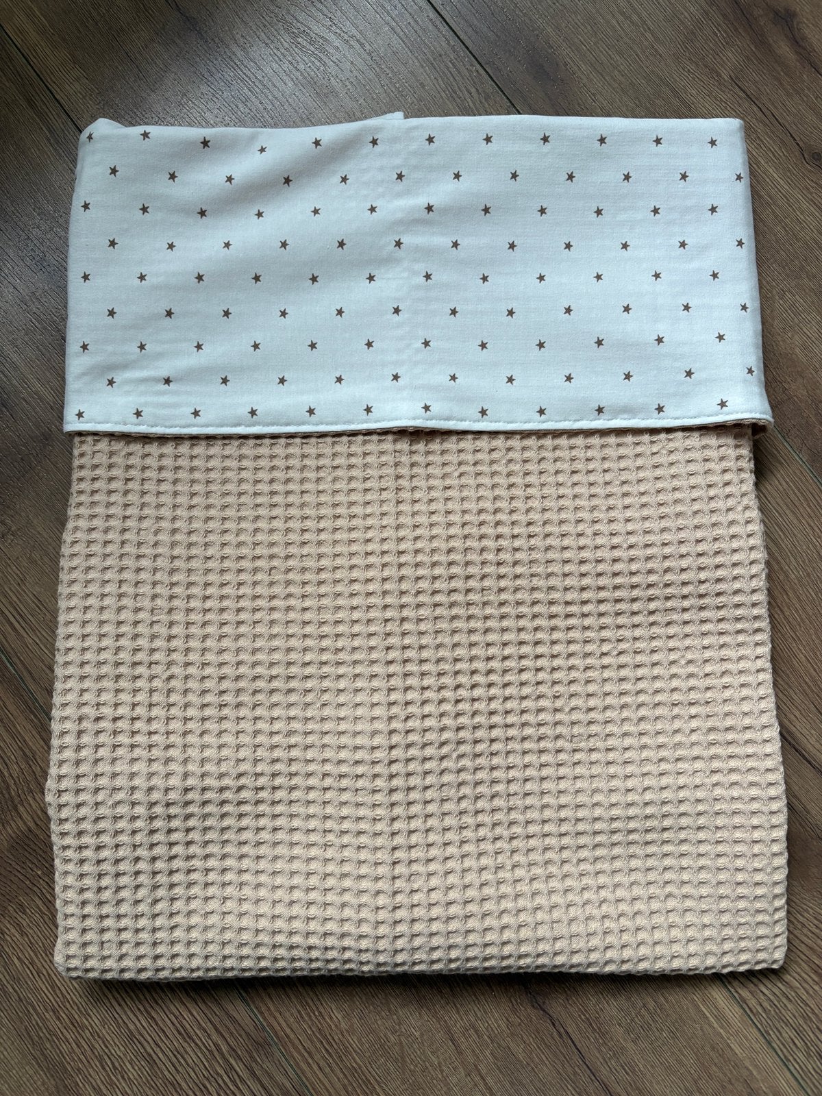 Nieuw wiegdekentje met sterren, Ophalen of Verzenden, Nieuw, Handgemaakt, Deken