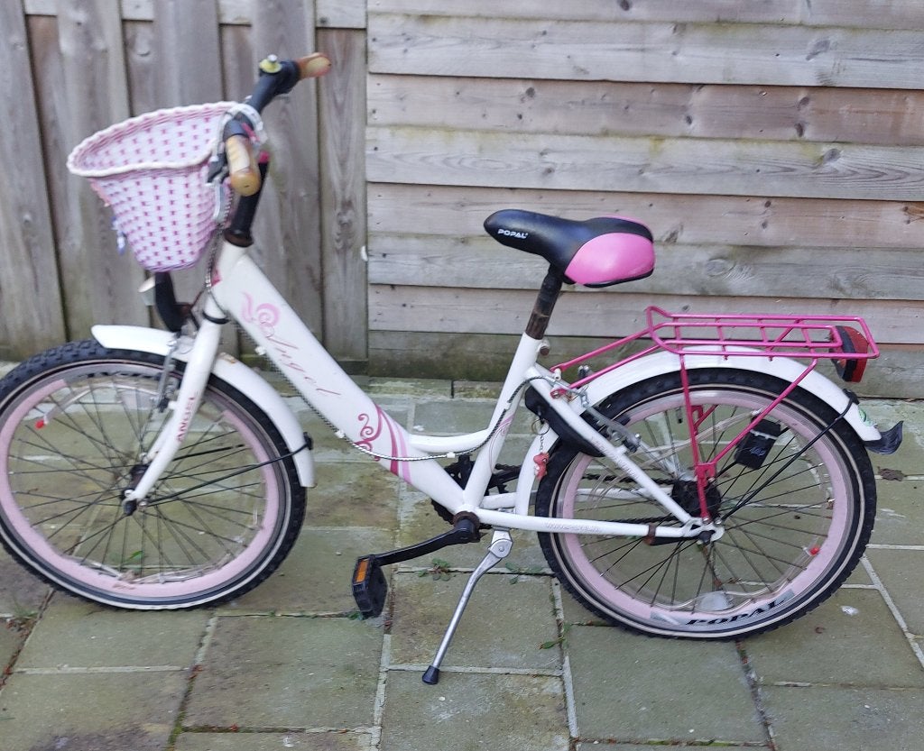 Popal Angel meisjesfiets – 20 inch, Ophalen, Zo goed als nieuw, 20 inch