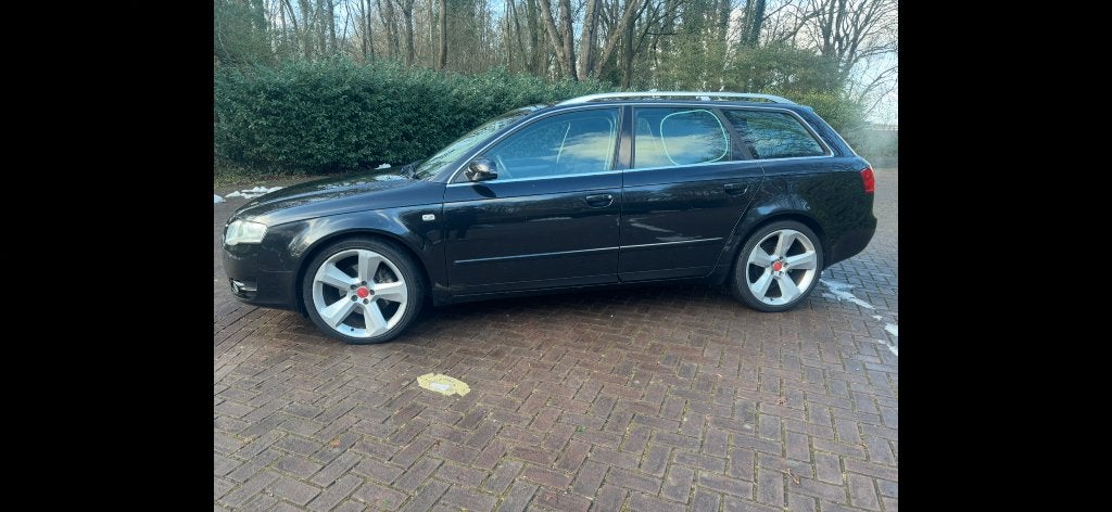 Audi A4 2.0 Tfsie 125KW Avant 2008 Zwart, Auto's, Voorwielaandrijving, Stof, Zwart, 4 cilinders