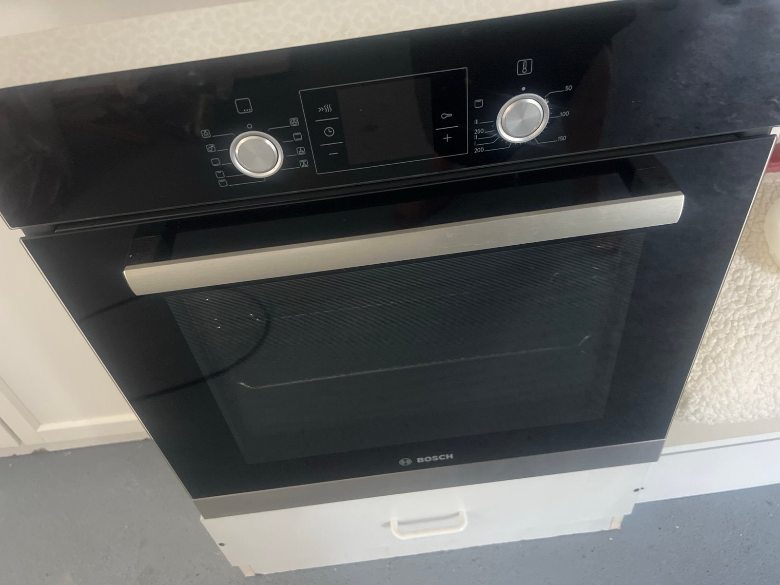 Bosch Inbouw Oven  lees beschrijving, Gebruikt, Oven, Hete lucht, Inbouw