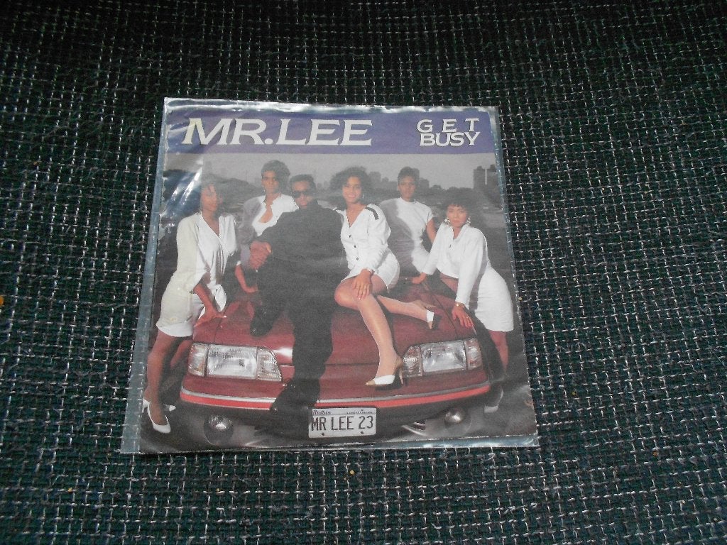 get busy - mr lee, Gebruikt, 7 inch, Ophalen of Verzenden, Fotohoes