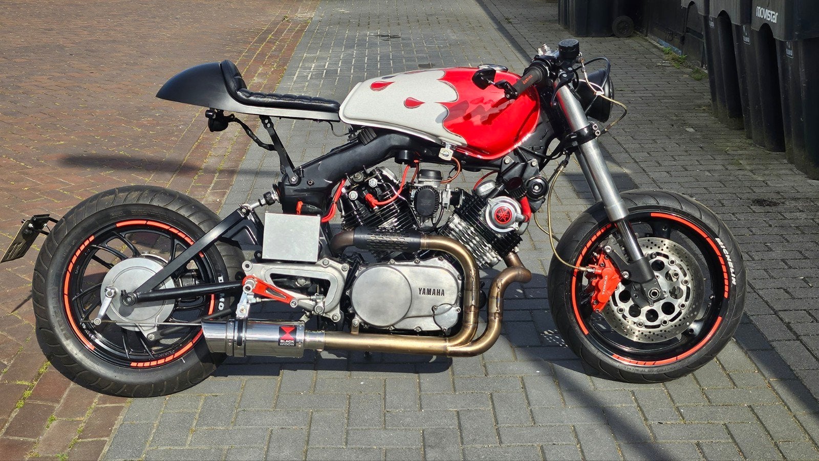 Unieke Yamaha XV750SE Custom, motogadget,, 2 cilinders, Motorrijbewijs A, Gebruikt, Particulier