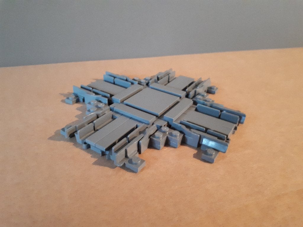 Kruising voor RC Rails voor Lego City Trein, City, Lego, Ophalen of Verzenden, Complete set