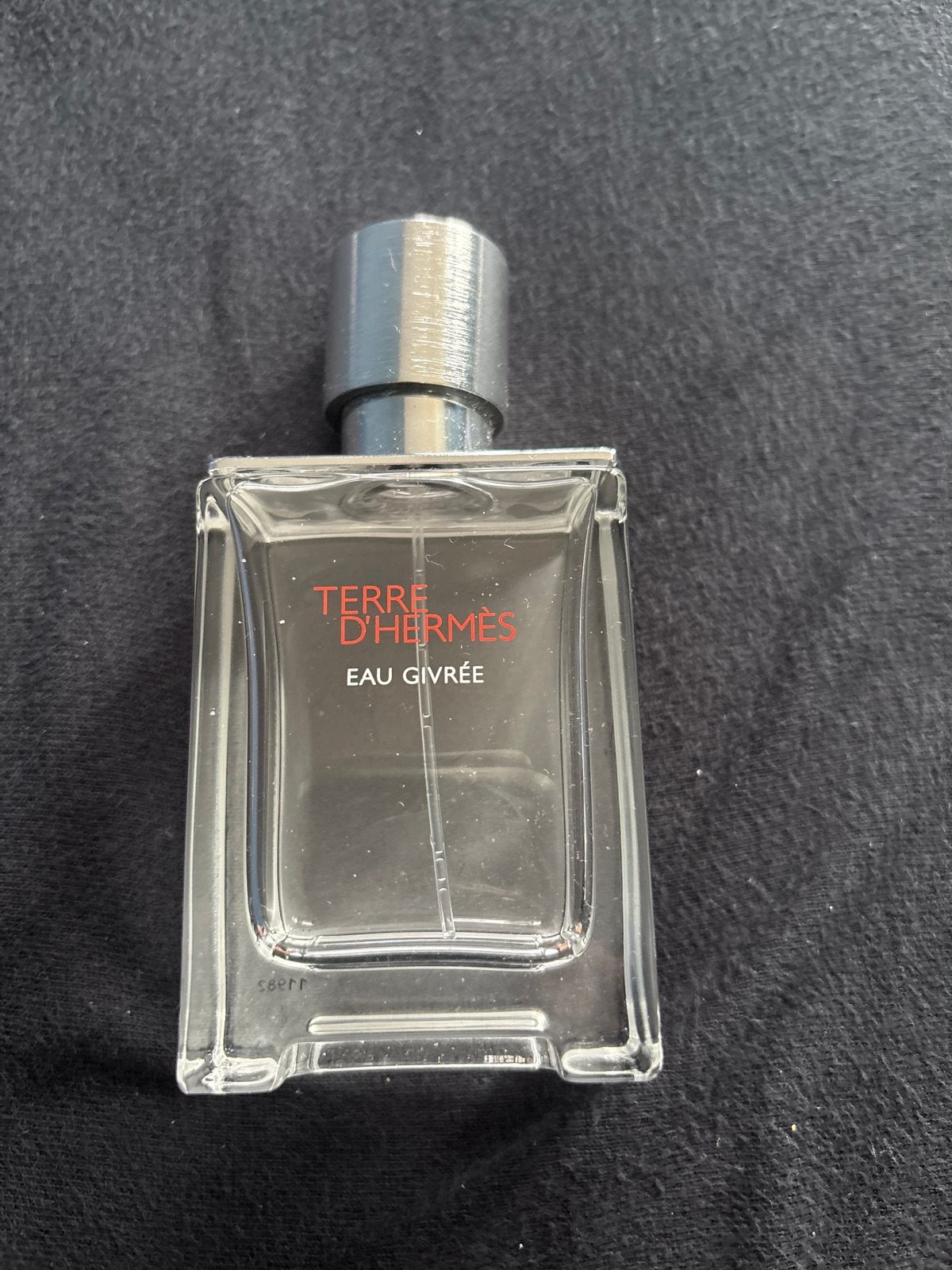 Leeg flesje Terre d'Hermès Eau Givrée parfum, Ophalen of Verzenden, Gebruikt