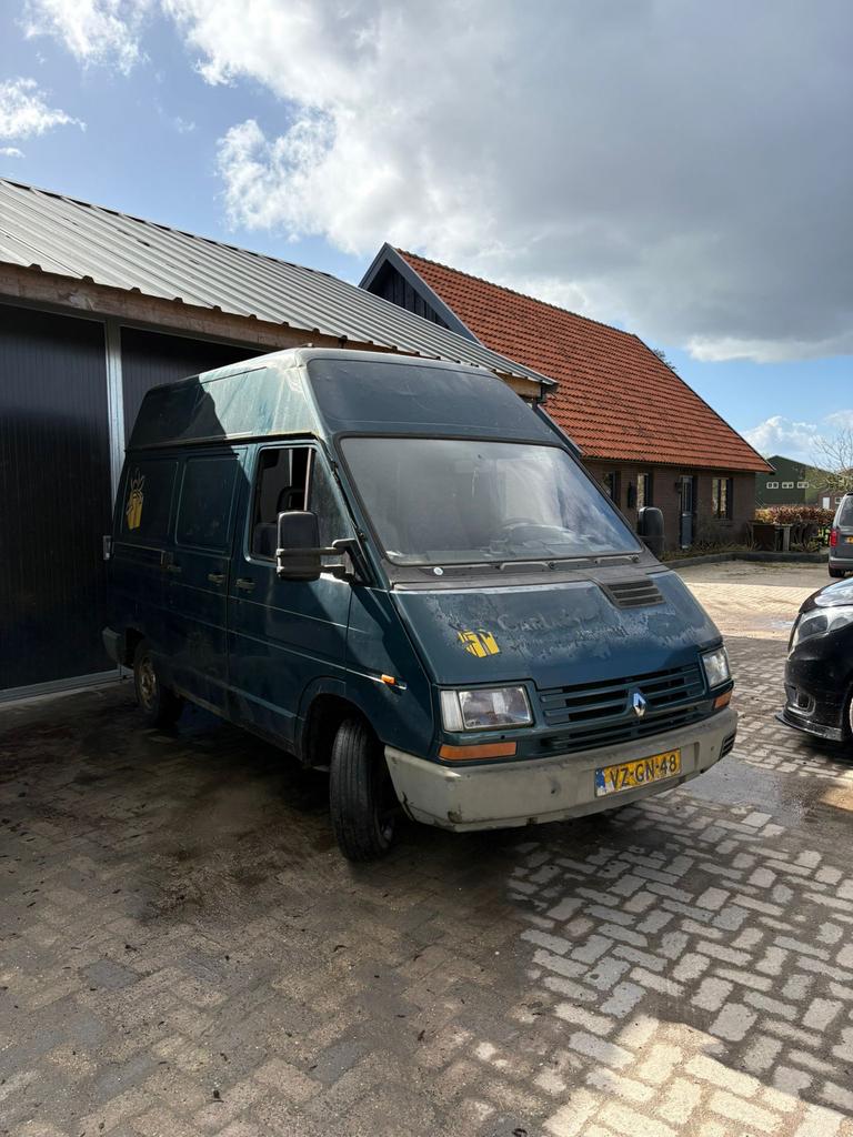 Renault Trafic T F2J DSL 1998, Auto's, Bestelauto's, Bedrijf, Renault, Diesel, Handgeschakeld, Origineel Nederlands, Groen, Voorwielaandrijving