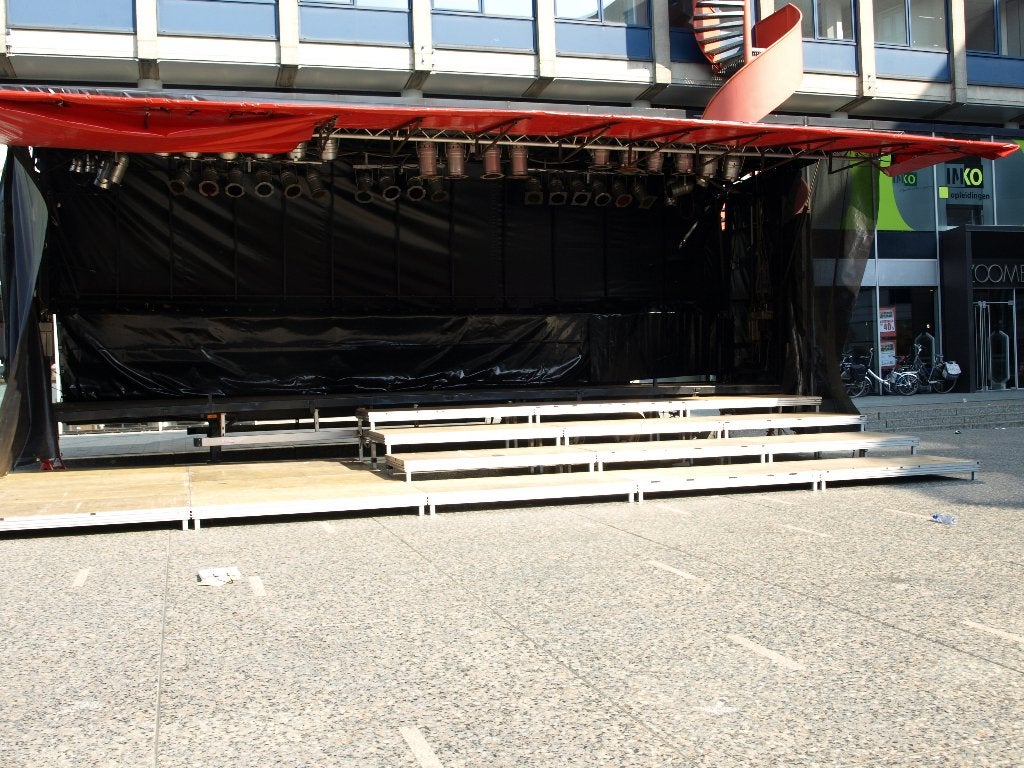 Be podium 10 m, Ophalen of Verzenden, Gebruikt