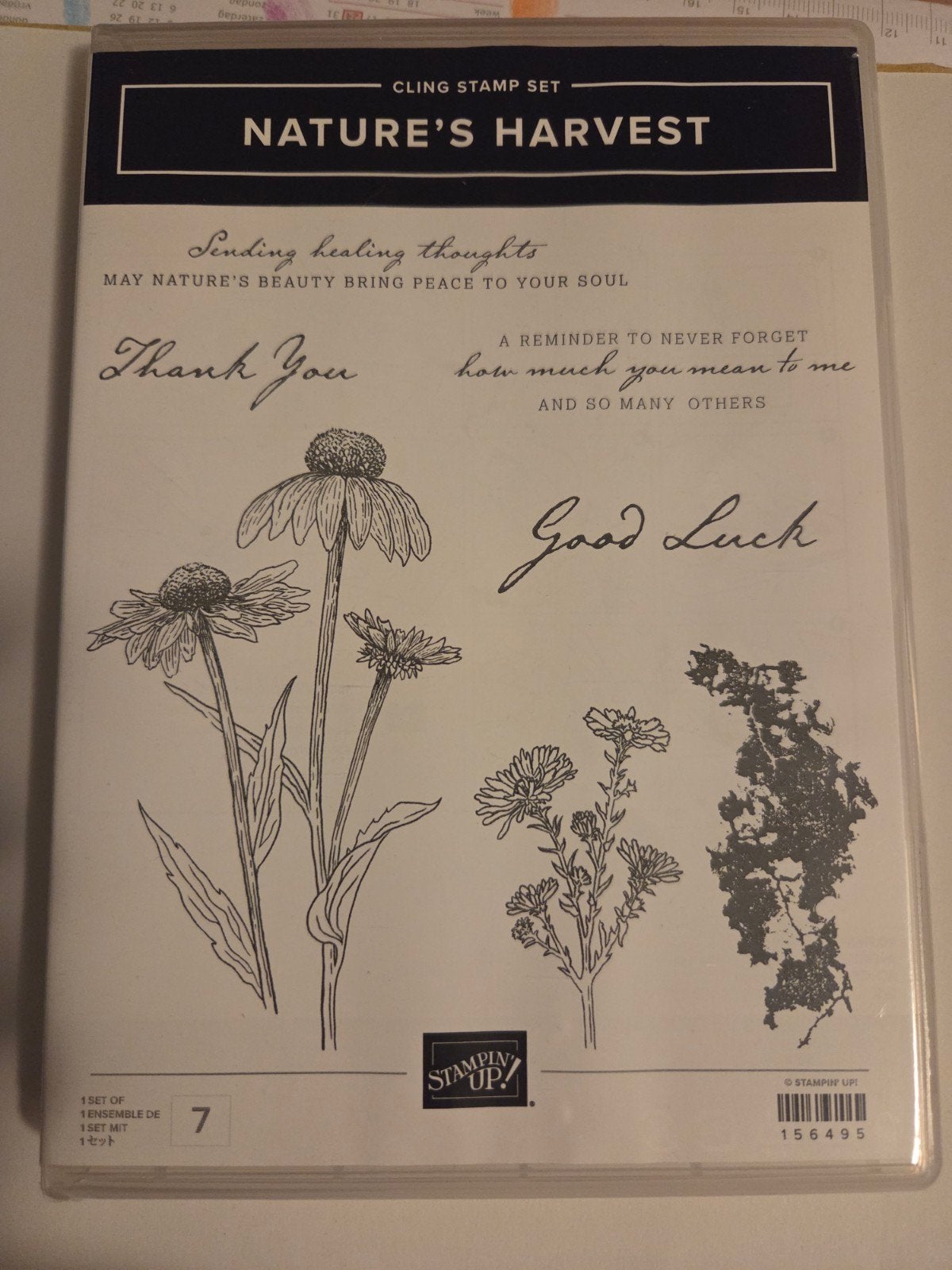 Stampin up nature harvest., Ophalen of Verzenden, Zo goed als nieuw, Clearstamp