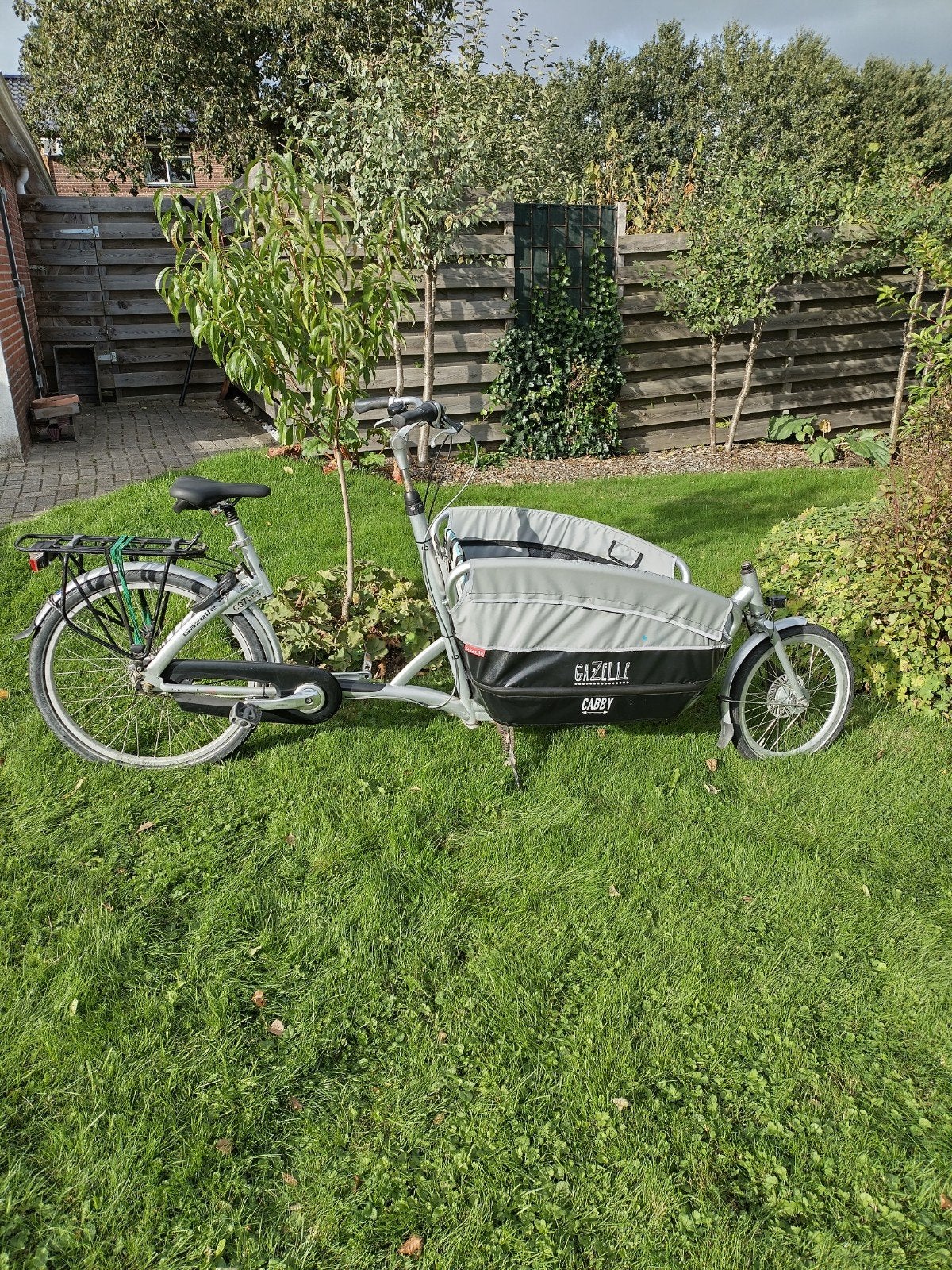 Gazelle Cabby bakfiets - Ideaal voor gezin!, Gebruikt, 3 kinderen, Opvouwbaar, Ophalen of Verzenden