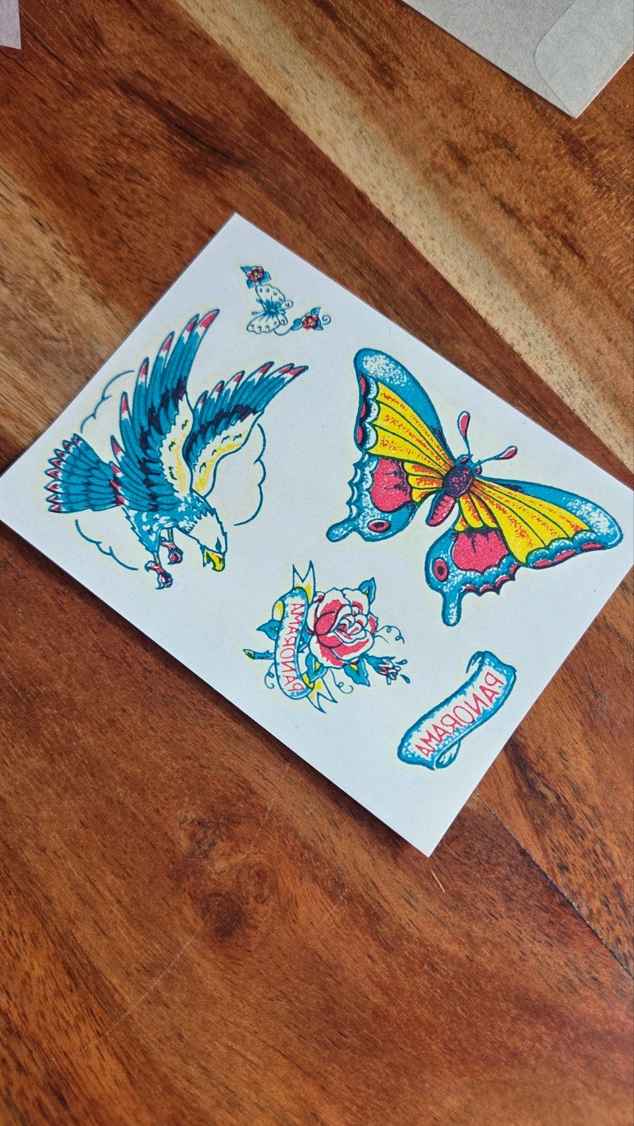 : Vintage Panorama Tijdelijke Tatoeages / Plaktattoos – Jare, Ophalen, Nieuw, Overige typen